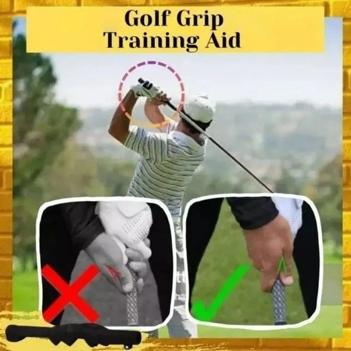 Golf Grip Training Aid - Practice Aid Golf Swing Trainer Accessories - Gear Elevation