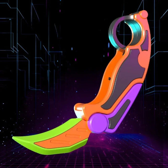 Gravity Claw Knife Toy – 3D Printed Cool Cosplay Sword Model, Safe Plastic Karambit for Fun, Decompression, and Unique Gifts - Gear Elevation