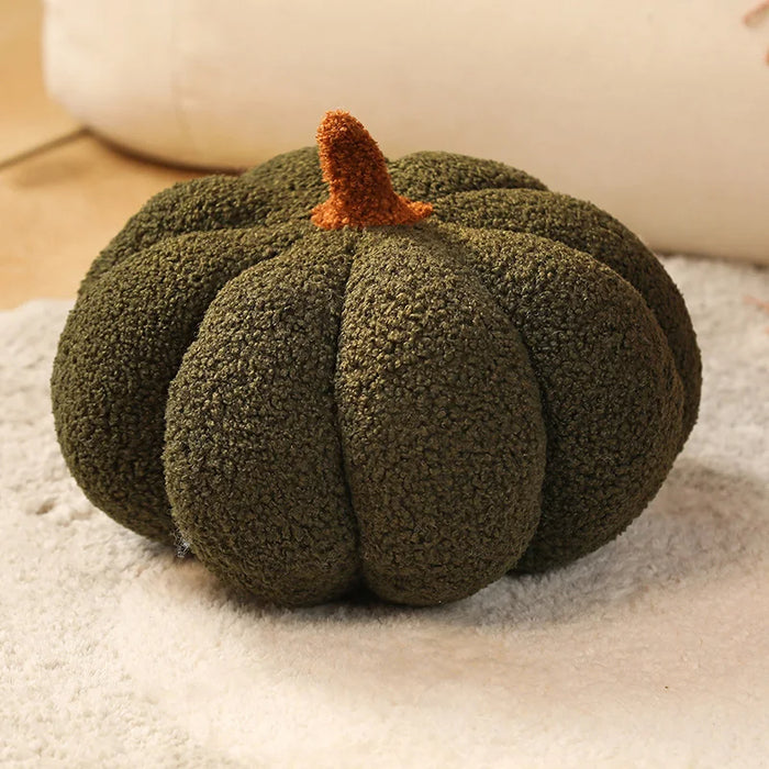 Small & Soft Pumpkin Plush Toy – Adorable Bedroom Halloween Decor & Soothing Pillow for Kids