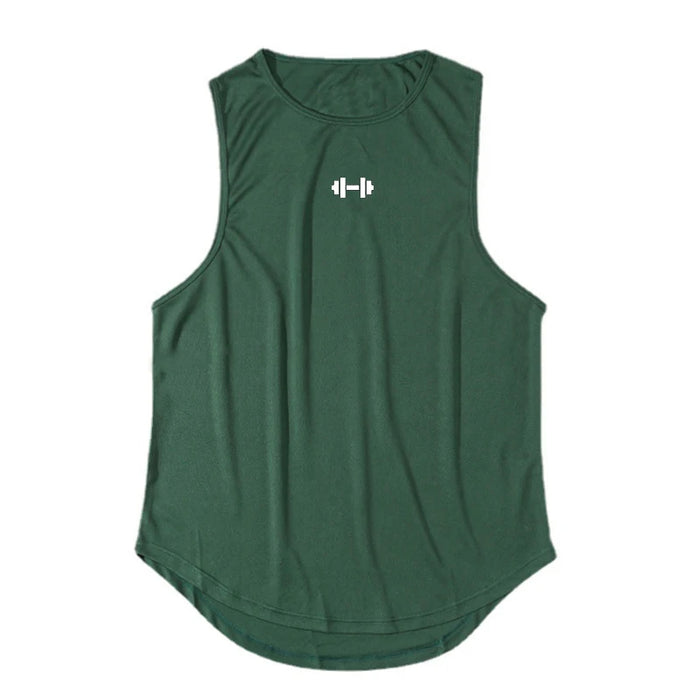 Men’s Summer Gym Tank Top – Quick-Dry Sleeveless Workout Shirt for Fitness & Basketball