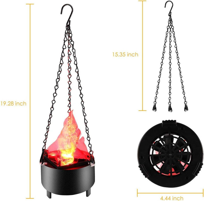 Halloween Bar Hanging Flame Light - Realistic Flame Simulation - Gear Elevation