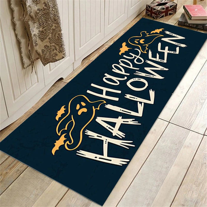 Halloween Bathroom Rug Set - Floor Mat Bathroom Water Absorption Anti - Slip Long Rug - Gear Elevation