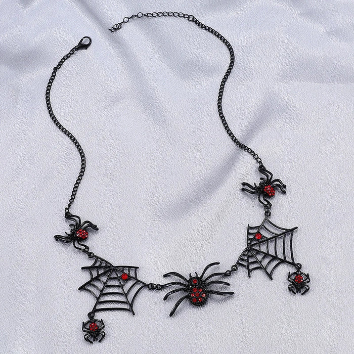 Halloween Creative Spider Necklace - Spider Short Neck Chain Gothic Costume Jewelry for Women - Gear Elevation