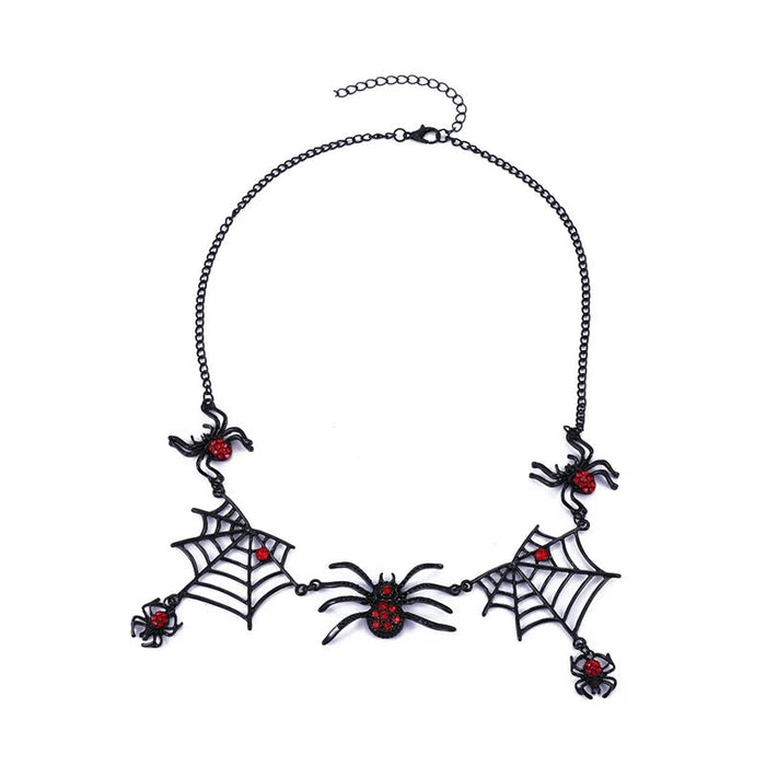 Halloween Creative Spider Necklace - Spider Short Neck Chain Gothic Costume Jewelry for Women - Gear Elevation