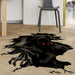 Halloween Decoration 3d View Scary Bloody Broken Ghost Sticker - Halloween Floor and Door Stickers - Gear Elevation