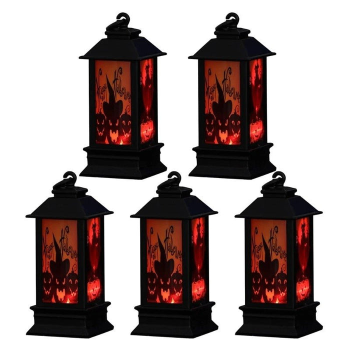 Halloween Decoration Props Lantern Flame - Halloween LED Candles Lanterns - Gear Elevation