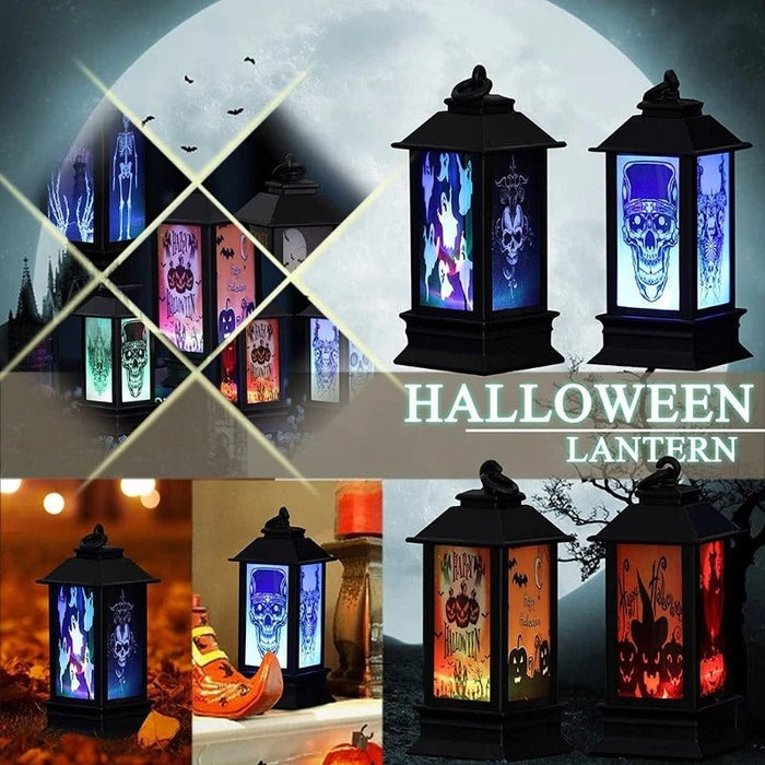 Halloween Decoration Props Lantern Flame - Halloween LED Candles Lanterns - Gear Elevation