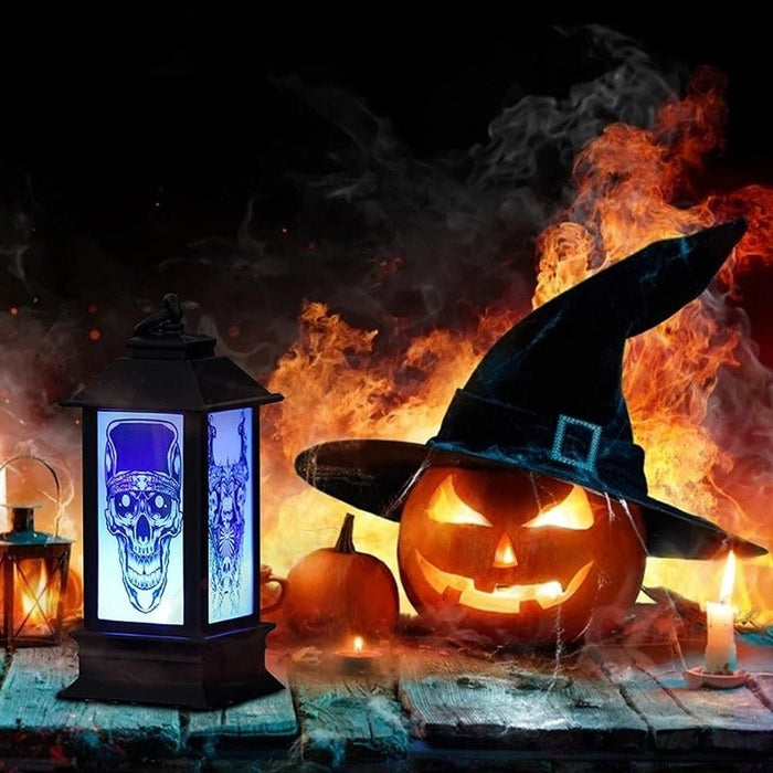 Halloween Decoration Props Lantern Flame - Halloween LED Candles Lanterns - Gear Elevation