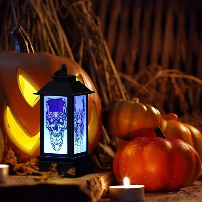 Halloween Decoration Props Lantern Flame - Halloween LED Candles Lanterns - Gear Elevation