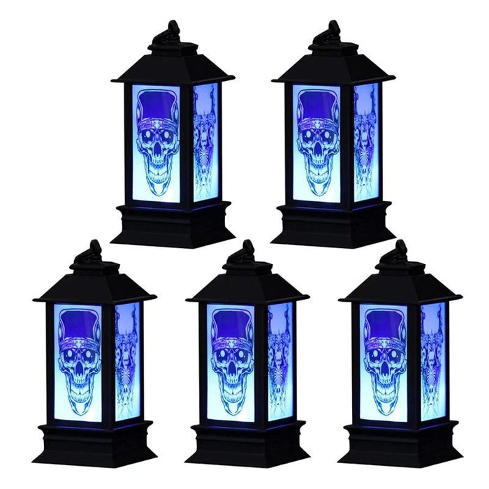 Halloween Decoration Props Lantern Flame - Halloween LED Candles Lanterns - Gear Elevation