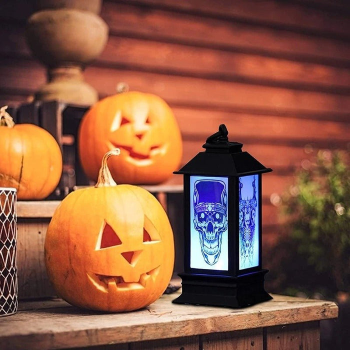 Halloween Decoration Props Lantern Flame - Halloween LED Candles Lanterns - Gear Elevation