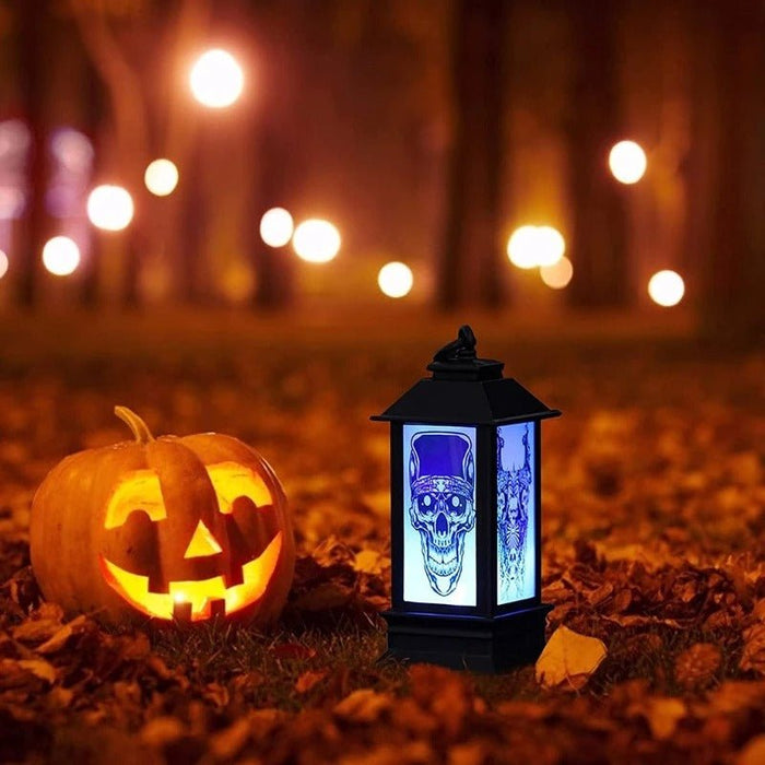 Halloween Decoration Props Lantern Flame - Halloween LED Candles Lanterns - Gear Elevation