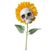 Halloween Decorations Sunflower Skull - Artificial Flowers Horror Scene Decoration Props for Indoor and Outdoor - Gear Elevation