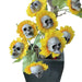 Halloween Decorations Sunflower Skull - Artificial Flowers Horror Scene Decoration Props for Indoor and Outdoor - Gear Elevation