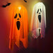 Halloween Ghost Windsock - Cute Flying Screaming Face Ghost with LED Light, Hanging Party Glowing Spooky Lamp, Horror Prop for Home and Bar Decor - Gear Elevation