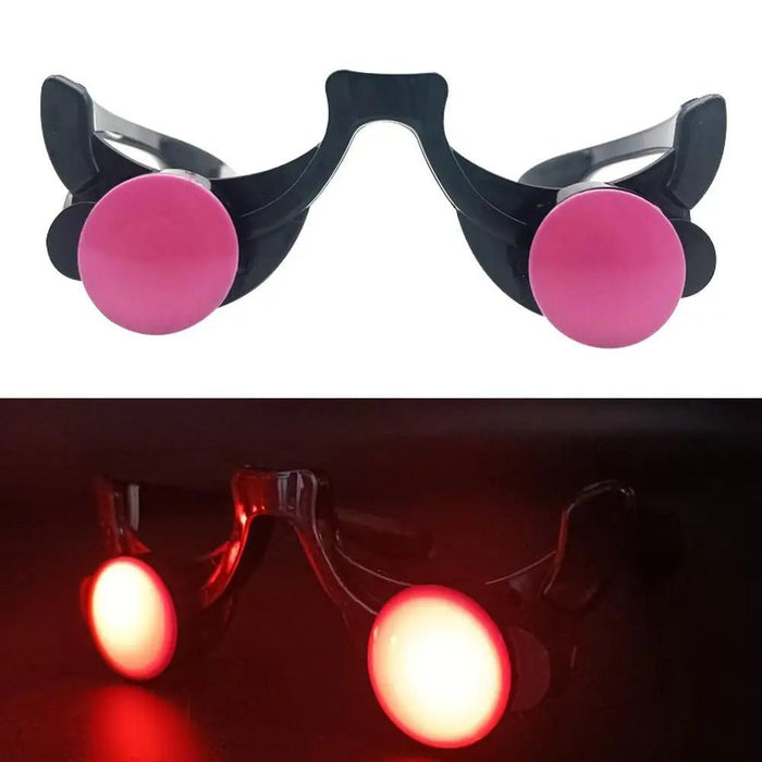 Halloween Glow Glasses - Light Up Rave Glasses Halloween Cosplay Anime Accessories - Gear Elevation