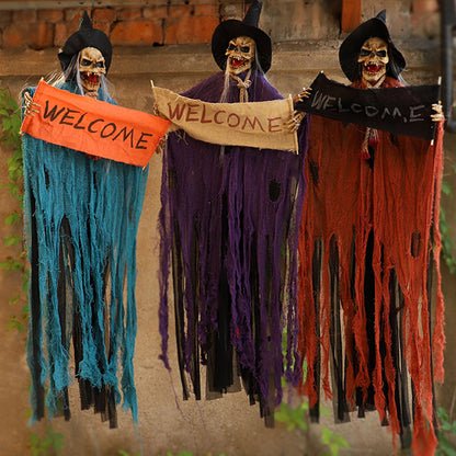 Halloween Hanging Ghost Haunted House Hanging Grim Reaper Cloaks - Dress Up Welcome Banner - Gear Elevation