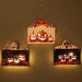 Halloween House Sign Listing Atmosphere Night Light - Wooden Door Hanging Decor - Gear Elevation