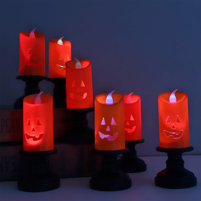 Halloween LED Candle - Flameless Pumpkin Lamp - Gear Elevation