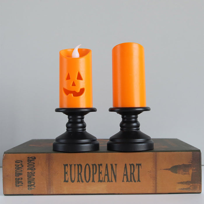 Halloween LED Candle - Flameless Pumpkin Lamp - Gear Elevation