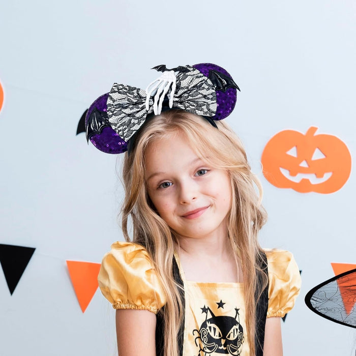 Halloween Mickey Mouse Headband - Cute Mouse Ears Headband For Holiday Party - Gear Elevation