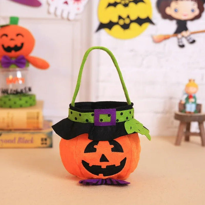 Halloween Pumpkin Candy Bag - Foldable Trick - or - Treat Bag - Gear Elevation