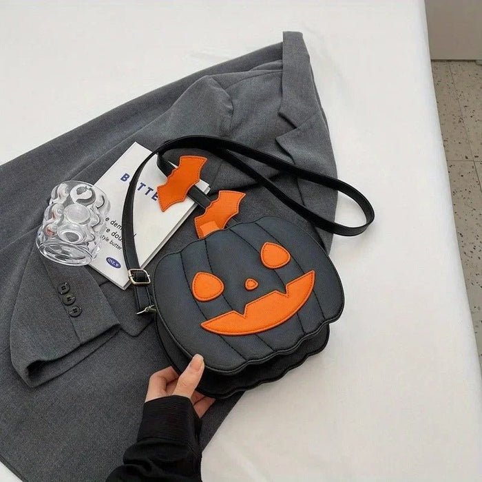 Halloween Pumpkin Crossbody Bag - Spooky Chic Style - Gear Elevation