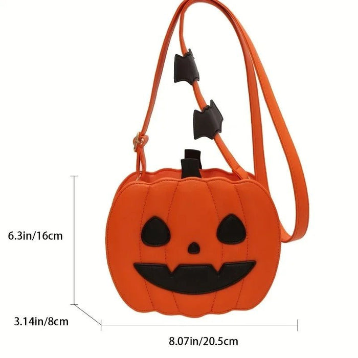 Halloween Pumpkin Crossbody Bag - Spooky Chic Style - Gear Elevation