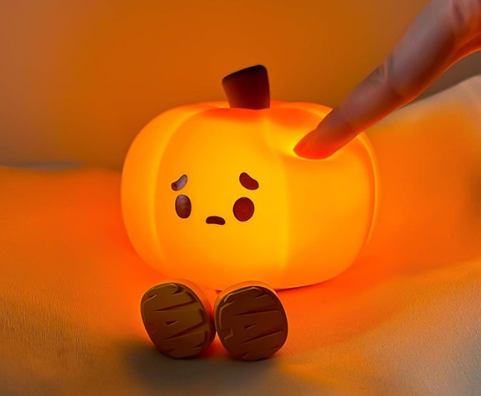 Halloween Pumpkin Night Light - Cute, Multi - functional Lamp - Gear Elevation