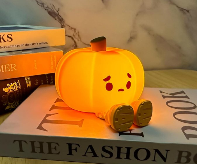 Halloween Pumpkin Night Light - Cute, Multi - functional Lamp - Gear Elevation