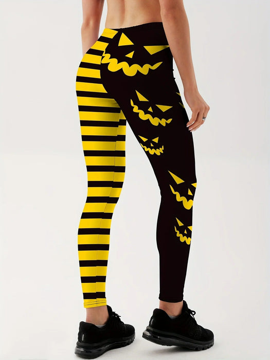 Halloween Pumpkin Sexy Leggings - Festive & Functional - Gear Elevation