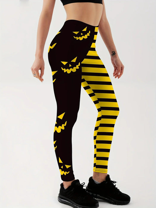 Halloween Pumpkin Sexy Leggings - Festive & Functional - Gear Elevation