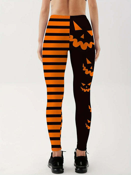 Halloween Pumpkin Sexy Leggings - Festive & Functional - Gear Elevation