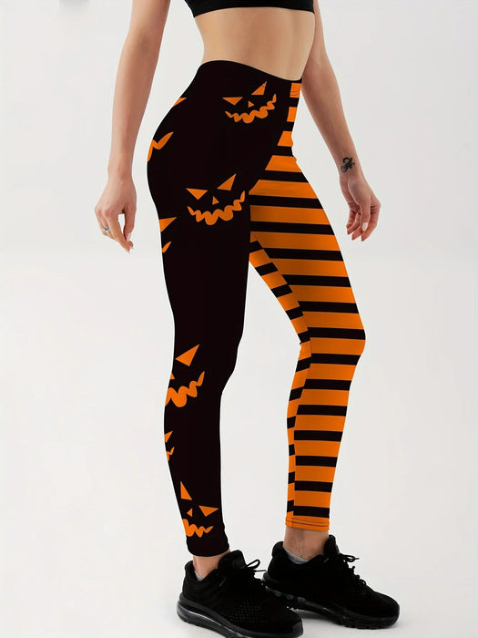 Halloween Pumpkin Sexy Leggings - Festive & Functional - Gear Elevation