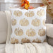 Halloween Pumpkin Throw Pillow Cover – Plush Sequin Embroidery with Zip Closure, Ideal for Cozy Living Room & Bedroom Décor - Gear Elevation