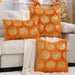 Halloween Pumpkin Throw Pillow Cover – Plush Sequin Embroidery with Zip Closure, Ideal for Cozy Living Room & Bedroom Décor - Gear Elevation