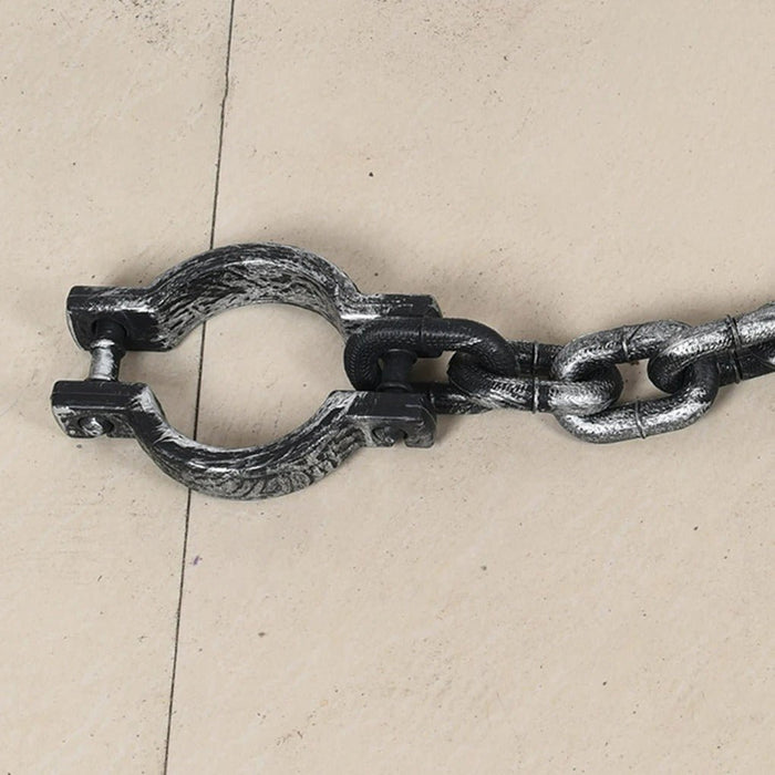 Halloween Toy Chain Handcuffs - Plastic Fetters Shackle Cosplay Prop - Gear Elevation