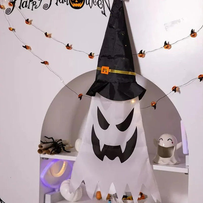 Halloween Wizard Hat Lamp - Flashing Light - Up Glowing Wizard Hat, Hanging LED Decoration for Ghost Festival and Dress - Up - Gear Elevation