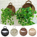 Handmade Woven Hanging Basket – Natural Wicker Storage Basket for Home, Garden, Wedding, and Wall Decorations. - Gear Elevation