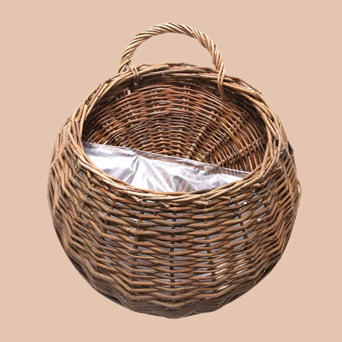 Handmade Woven Hanging Basket – Natural Wicker Storage Basket for Home, Garden, Wedding, and Wall Decorations. - Gear Elevation