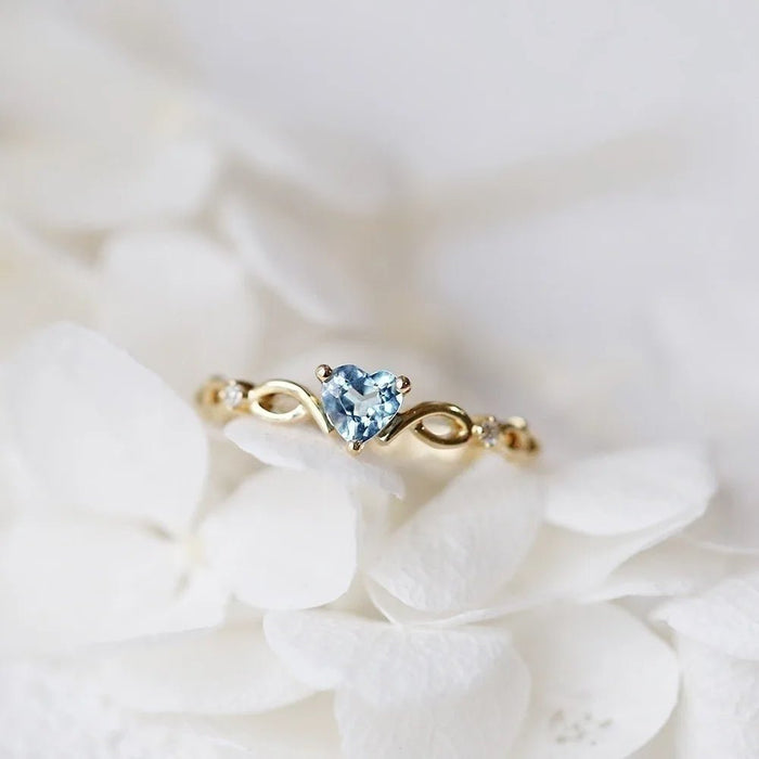 Heart - Shaped Cubic Zirconia Ring – Elegant, Everyday Jewelry for Women & Girls - Gear Elevation