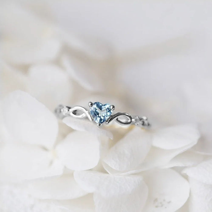 Heart - Shaped Cubic Zirconia Ring – Elegant, Everyday Jewelry for Women & Girls - Gear Elevation