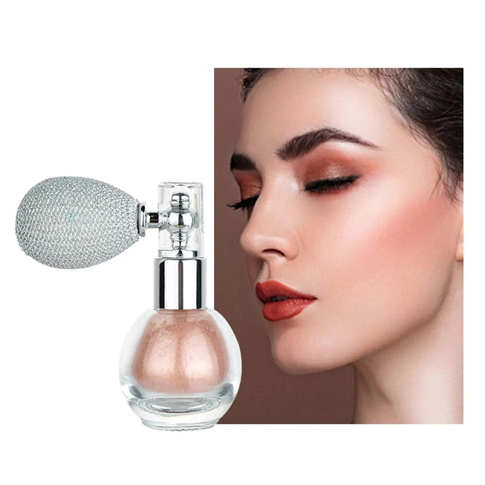 Highlighter Powder Spray – Glittering Shimmer Powder for a Sparkling Glow, Perfect for Makeup Accents and Rhinestone Decorations - Gear Elevation