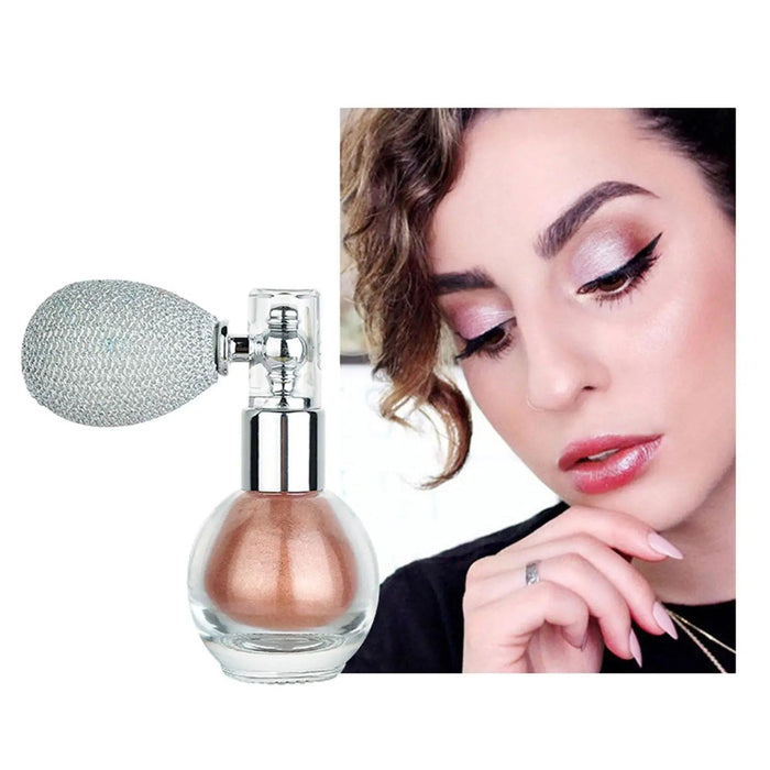 Highlighter Powder Spray – Glittering Shimmer Powder for a Sparkling Glow, Perfect for Makeup Accents and Rhinestone Decorations - Gear Elevation