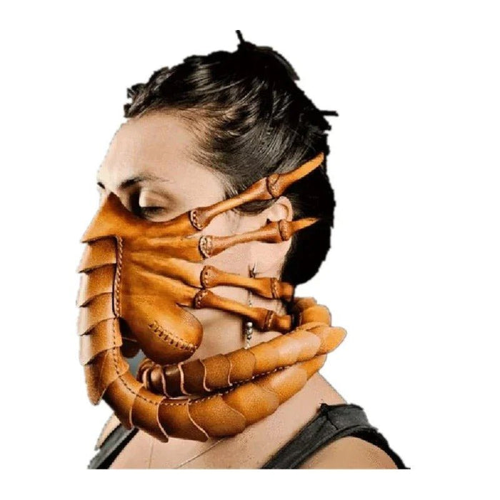 Horror Rubber Scary Half Face Bug Mask - Halloween Alien Hugger Costume Scorpion Mask Party Cosplay Props - Gear Elevation