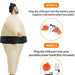 Inflatable Sumo Costume Suits - Inflatable Costume for Adults Sumo Wrestler - Gear Elevation