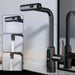 Intelligent Digital Display Faucet Pull - out Basin Faucet - 3 in 1 360° Swiveling Waterfall Kitchen Tap - Gear Elevation