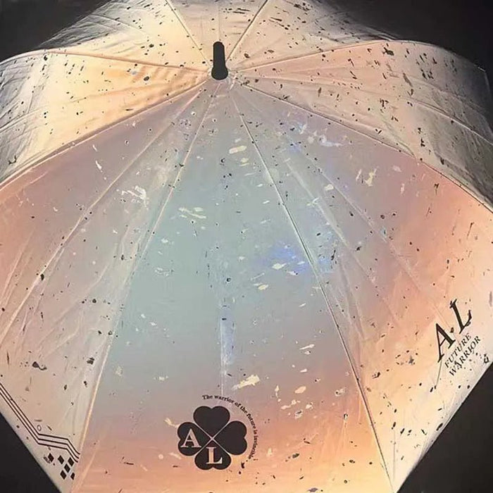 Iridescent Color - Changing Umbrella – Reflective, Auto - Folding EVA Shield for Dazzling Future Warriors - Gear Elevation