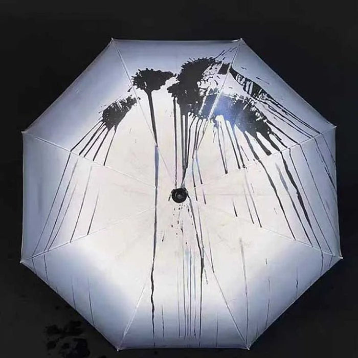 Iridescent Color - Changing Umbrella – Reflective, Auto - Folding EVA Shield for Dazzling Future Warriors - Gear Elevation