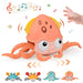 Kids Induction Escape Octopus Crab Crawling Toy - Baby Electronic Musical Toys - Gear Elevation